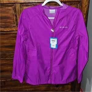 Columbia Girls Youth Switchback Windbreaker Jacket Sz Xlg